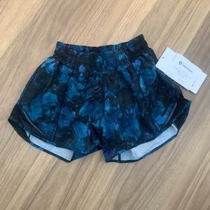 Lululemon running short low rise size 2